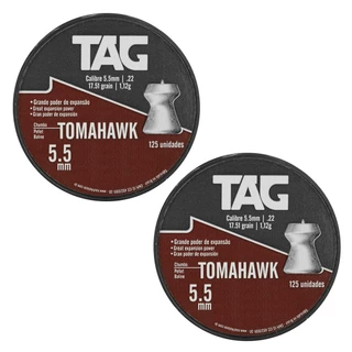 2un - CHUMBINHO TOMAHAWK 5,5MM - C/ 125PC - TAG