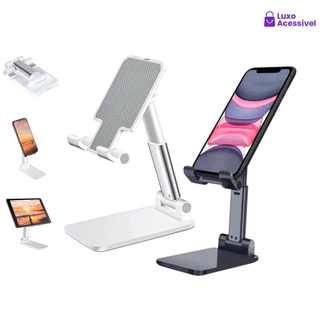 Suporte Portátil Dobrável Ajustável Para Celular Tablet