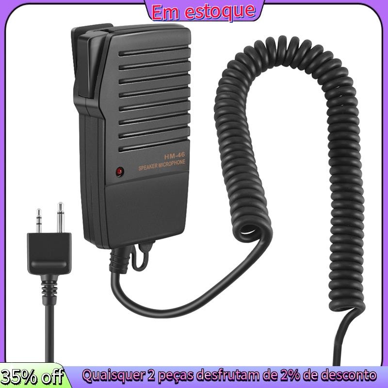 Microfone De Alto-Falante Portátil Para Rádio Icom Ic-V8 V85 V82 T2H ...