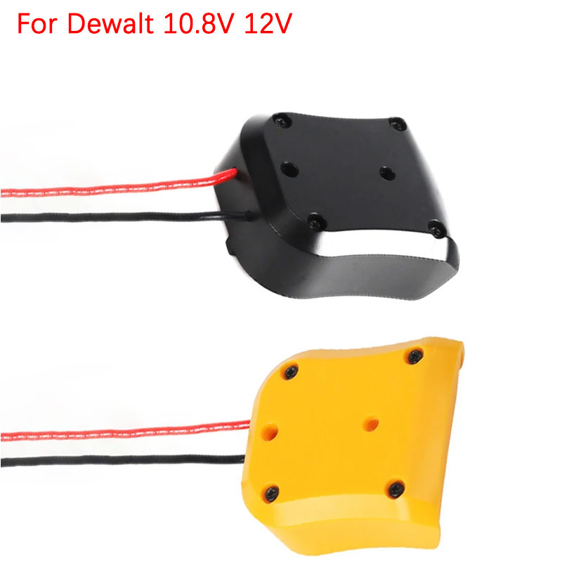 Adaptador Para Dewalt 12V Conector De Bateria De Dock Max De 12V Conversores Com 14 Fios Awg 10.8V 12V