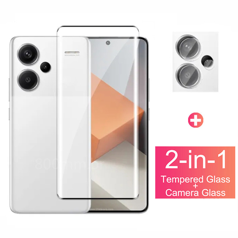 Película Protetora De Vidro e Câmera 9D 2 Em 1 Para Xiaomi Redmi Note ...