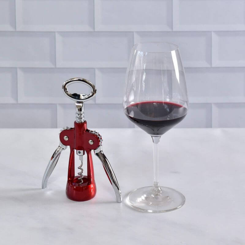 Saca Rolhas Abridor De Garrafas Para Vinho Aço Inox Diversas cores ...