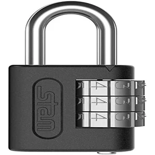 Cadeado 25mm Stam Segredo Preto Fosco