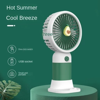 Ventilador Portátil Sem Fio Candy Colored Mini Fan USB Com Base Elétrico Vertical De Mesa 1843