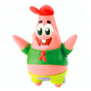 Boneco Brinquedo Patrick Estrela Vinil Bebê Infantil 3077 Lider