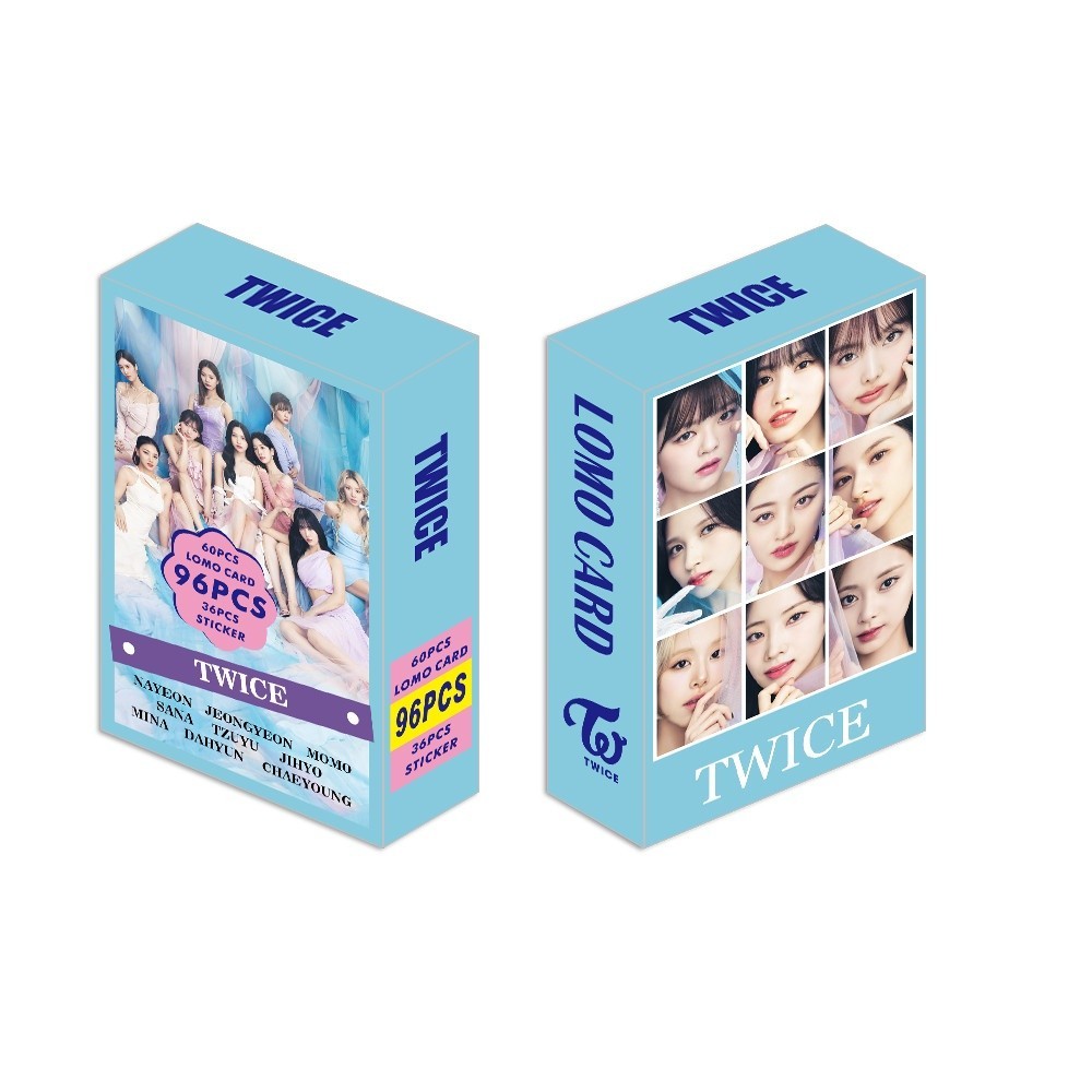 92-96pcs/box TWICE Photocards With You-th Lomo Cards Stickers