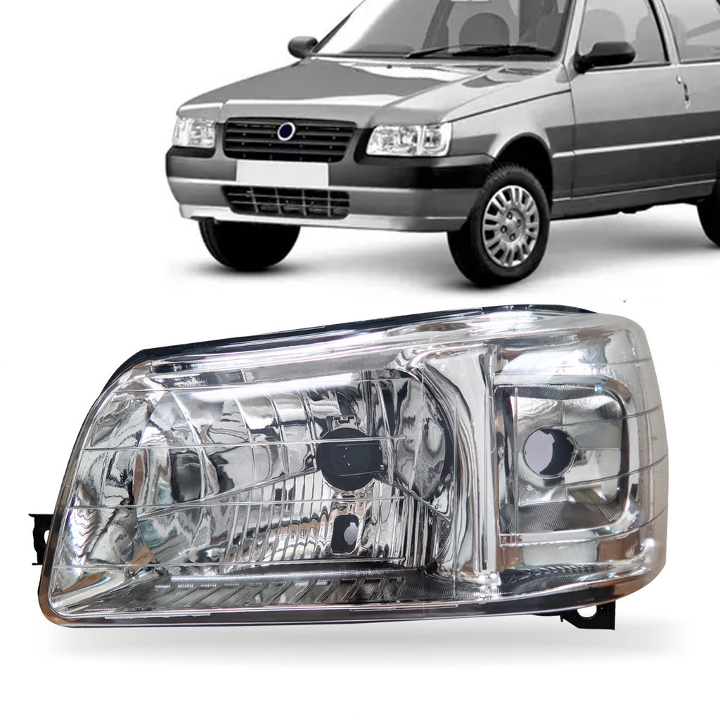 Farol Fiat Uno Fire LE 2004 2005 2006 2007 2008 2009 2010 2011 2007 ...