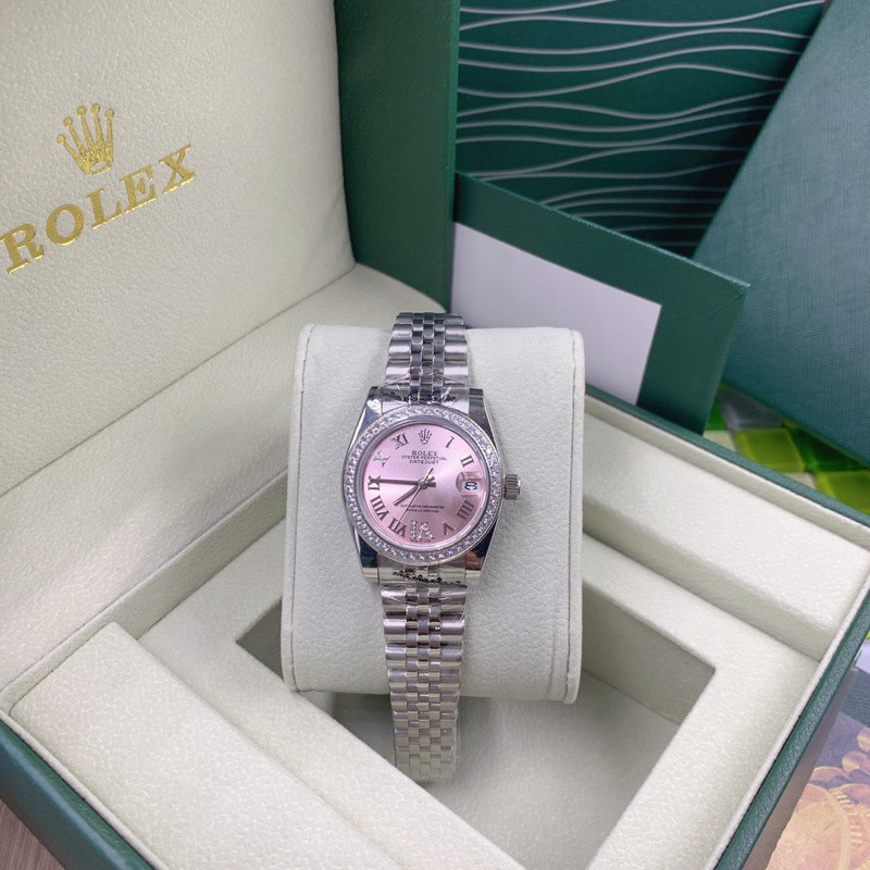 Relógio De Moda Rolex Mulheres Data Apenas 31 mm | Shopee Brasil