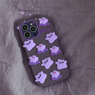 Capa De Silicone Para iPhone15plus 14 13 12 Pro Max 11 XSMAX XR XS Traseira De Borracha Macia Desenhos Animados