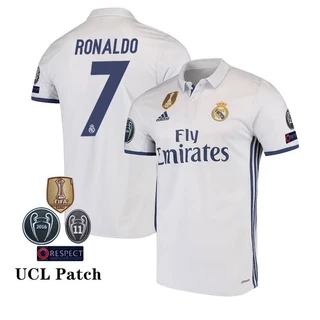 2023 Novo Real Madrid Home CF Jersey Cristiano Ronaldo Camisa Homem