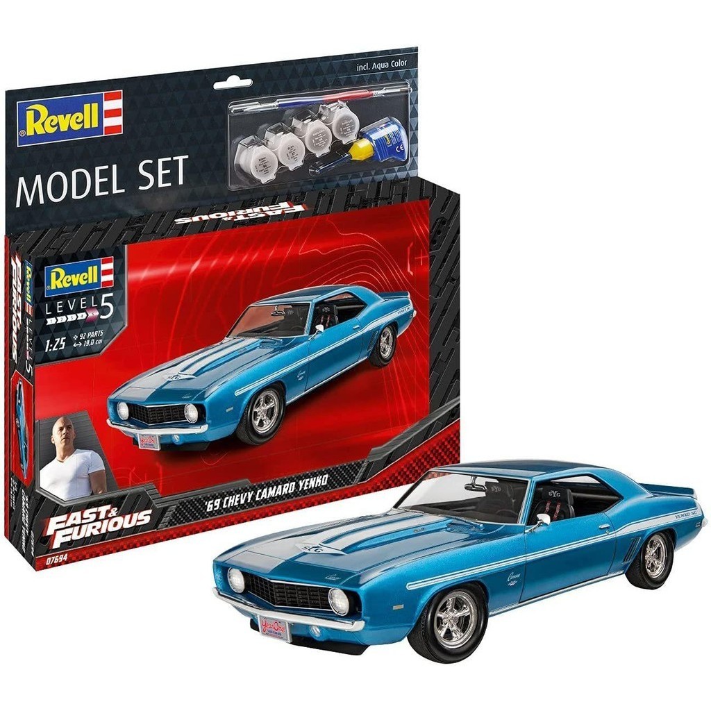 REVELL - 1/24 - VELOZES E FURIOSOS - 1969 CHEVY YENKO CAMARO KIT