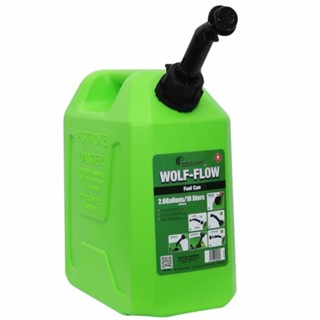 Galão para transferência de gasolina 10L - 2085 WOLF-FLOW - Wolflube (Verde)