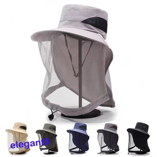 Chapéu Elegante De Mosquito De Abelha , De Pescador Dobrável À Prova De Insetos Proteção Solar Para Cobertura Facial