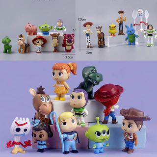 Figura Brinquedos Modelo De Woody Jessie Buzz Lightyear Alienígena Lots-o'- Huggin Bear Action