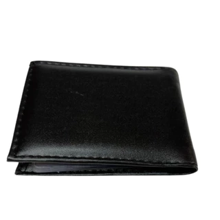 Carteira Masculina Couro Preta Confortável Pequena Slim Resistente Porta documentos Cartão Premium