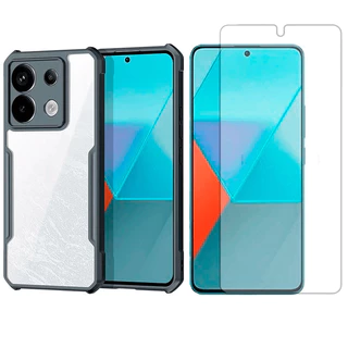 Capa Transparente Para Xiaomi Poco X6 + Pelicula Hidrogel