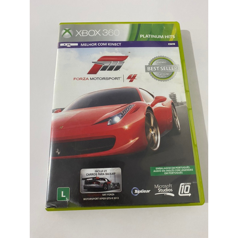 Forza Motorsport 4 X Box 360 Platinum Hits | Shopee Brasil