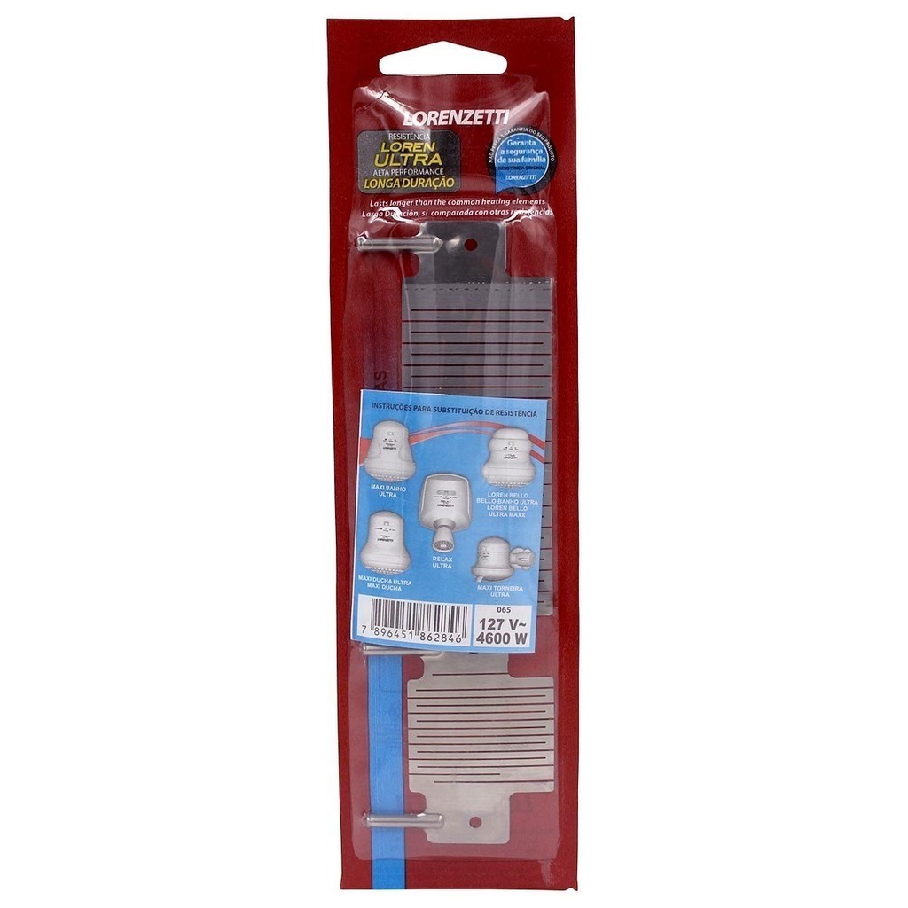 Resistencia Chuveiro Lorenzetti Bella Ducha Ultra 110V 4600W | Shopee ...