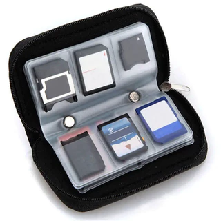 Porta Cartão Memoria Sd Cf Flash Estojo Case Bolsa Capa P56