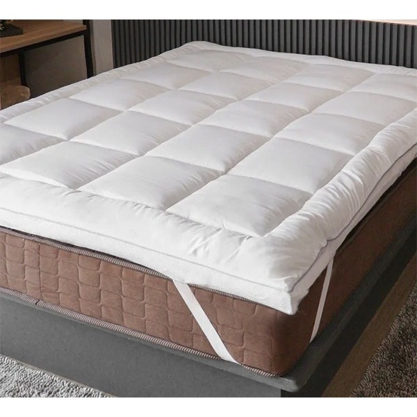 Pillow Top Protetor De Colchão Cama Casal Box Nobless 6cm Cama de Hotel Appel 1,38m x 1,88cm 1.000gm