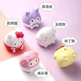 Boneca de Descompressão Boneca de Descompressão Sanrio Toy Vent Pinch Música de Rebound Lento Pequeno Dragão de Leite Boneca de Descompressão Pequenos Ornamentos de Presente