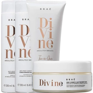 Kit BRAÉ Divine Anti Frizz (4 Produtos)