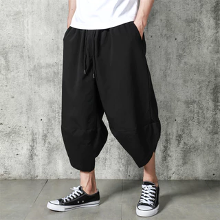 Calça Casual Vintage De Perna Larga Cortada Para A Primavera E Verão