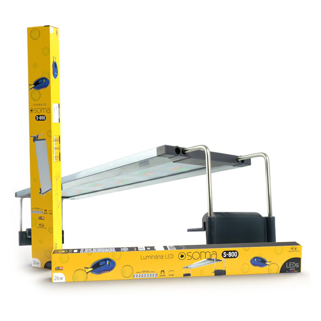 Soma Luminária Led S-800 (26w) Led WRGB - Bivolt