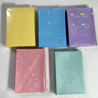 [Dhiint] 50Pcs/pack Glittery Star Colorido Kpop Idol Photocard Sleeves Cartões Fotográficos Saco De Proteção Para