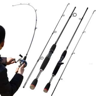 Sougayilang 1.8M/6 Pés Vara De Pesca Giratória/Fundição M Power Carbon Para Em Água Doce
