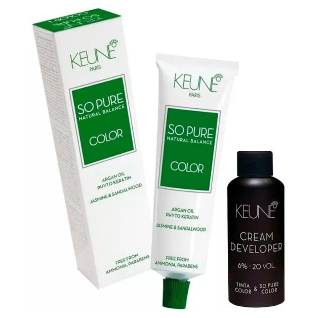 Kit Coloração So Pure Color + Oxidante 20Vol - Keune | Shopee Brasil