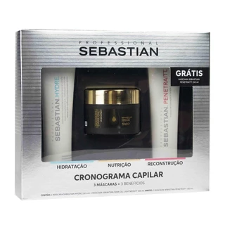 Kit Sebastian Professional Cronograma Capilar + Másc 150ml em Oferta na Shopee