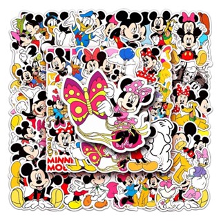 50pcs Mickey Mouse Sticker Animação Mickey Mouse Sticker Animação Mickey Sticker Faça Você Mesmo Caixa Telefônica Sticker Bagagem Sticker Impermeável