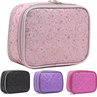 Estojo Menina Colorido 26 Lapis Juvenil Grande Escolar Multiuso Necessaire Cosmeticos Maquiagem Feminino Organizador