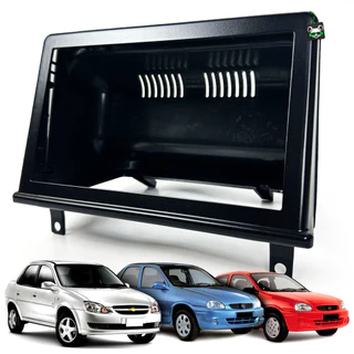 Moldura 2 Din 7 Pol Corsa Classic 2012 2013 2014 2015 2016