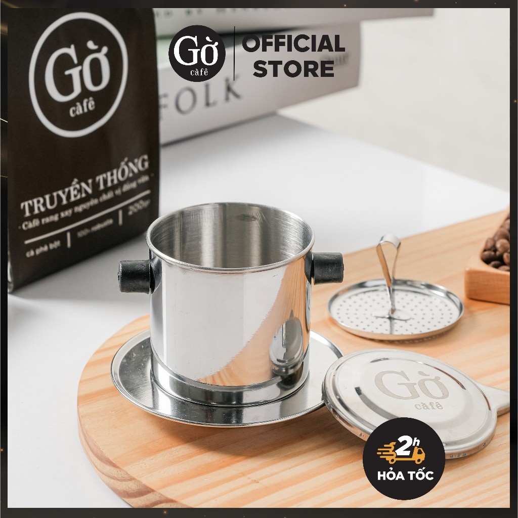 [Com Vídeo]-Phin Café Em Aço Inoxidável-flange SEHE