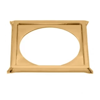 Porta Grelha Ralo Click 10x10 Suporte Dourado Gold Inox