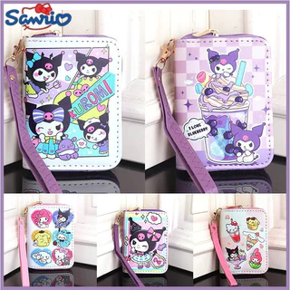 Carteira Kuromi Sanrio Hello Kitty My Melody New Pu Bolsa Moeda Menina Mão