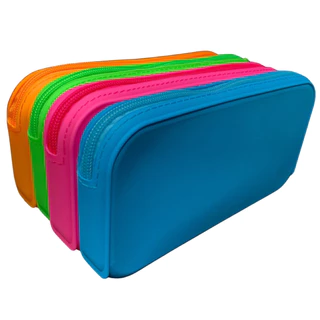 Necessaire Feminina Organizador Maquiagem Viagem Blogueira Silicone Blogueirinha Praia Grande