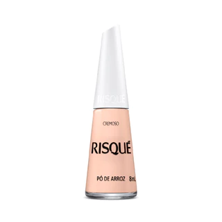 Esmalte Cremoso Risque Rose Po De Arroz 8Ml Manicure