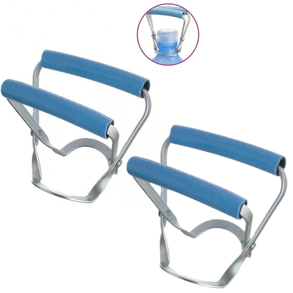 Kit 2 Alças Garras Pegadores de Garrafao Galao de Agua 10 e 20 Litros