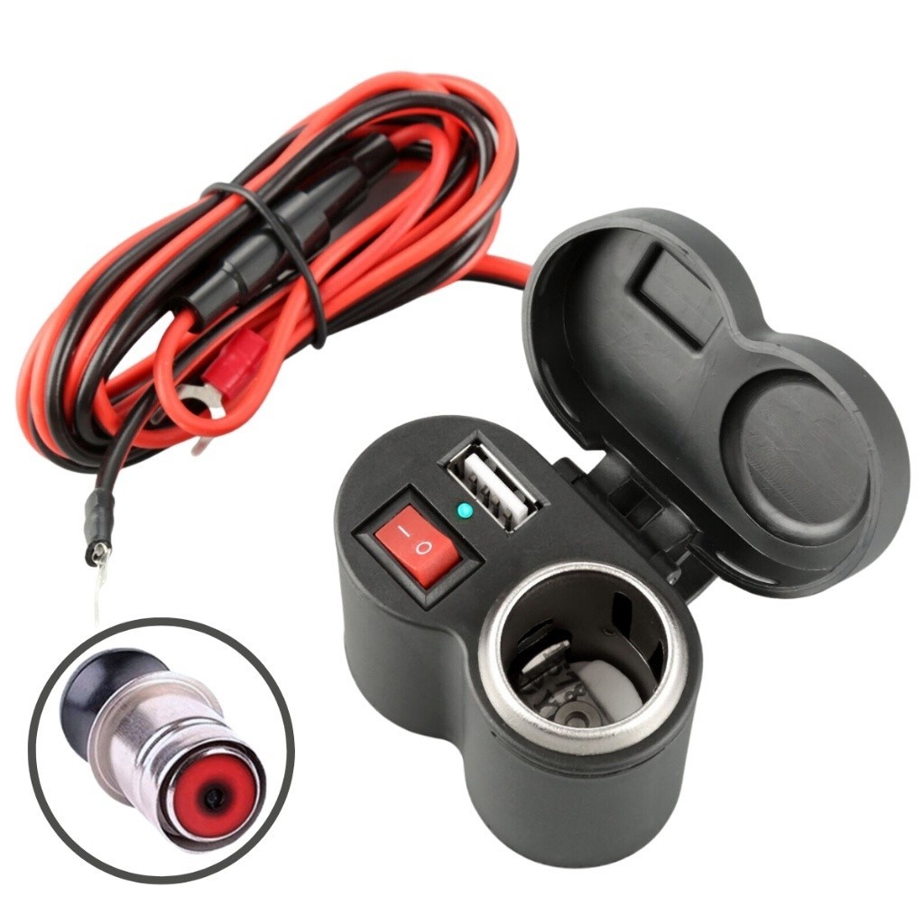 Carregador De Celular Usb Turbo Para Motos Fang