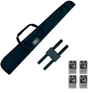 Capa Carabina 120cm + Porta Chumbinho 5.5 + Chumbinho Rossi