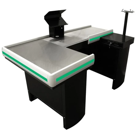 Caixa de Supermercado Bilateral 1,80m Checkout Kit Automação Innal