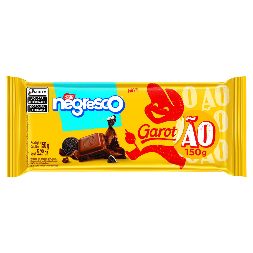 Chocolate Negresco 150g Garotão