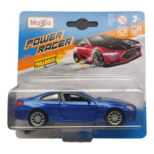 Maisto Power Racer 1:43 Bmw M6 Azul | Shopee Brasil