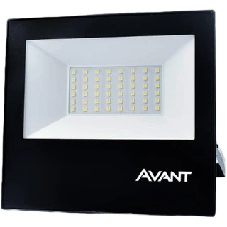jogo 3 Refletor Led slim 4000k 50w Bivolt externo neutro branco avant
