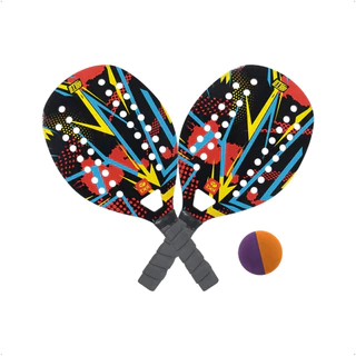 Kit Raquete Beach Tennis de Praia com Bolinha Vermelho BT100 - BEL 480604 em Oferta na Shopee