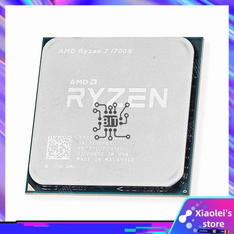 Processador AMD ryzen 7 1700x R7 1700x Soquete AM4 de 8 núcleos de 3,4 GHz YD170XBcm88ae
