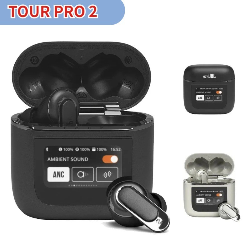 JBL TOUR PRO 2 ANC True Wireless Earphones Ruído Cancelando Fones De Ouvido Bluetooth Pequenos Esportes À Prova D'água Para